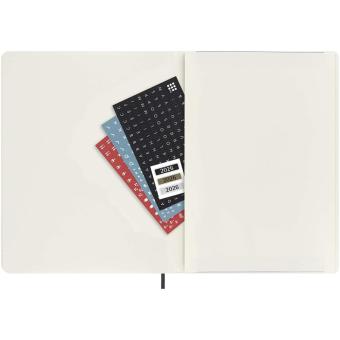 Moleskine soft cover 12 month weekly XL planner Black
