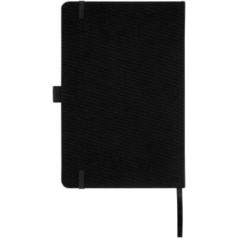 Honua A5 recycled paper notebook with recycled PET cover Black