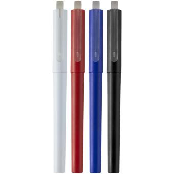 Mauna recycled PET gel rollerball pen (black ink) Dark blue