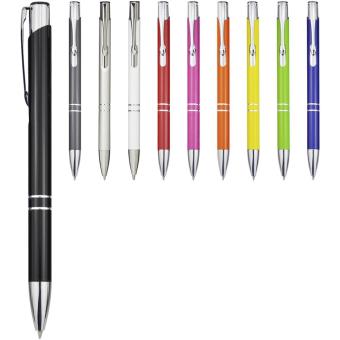 Moneta recycled aluminium ballpoint pen (black ink) Yellow