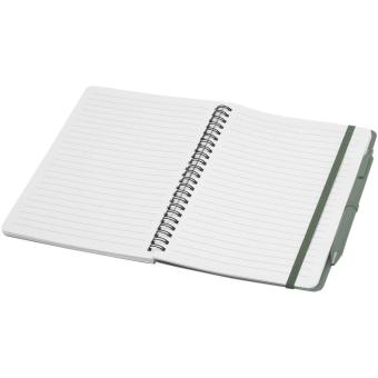 Thalaasa A5 Hardcover Notizbuch mit Kugelschreiber (schwarze Mine) Mintgrün