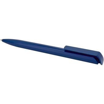 Lucia recycled plastic ballpoint pen (blue ink) Aztec blue