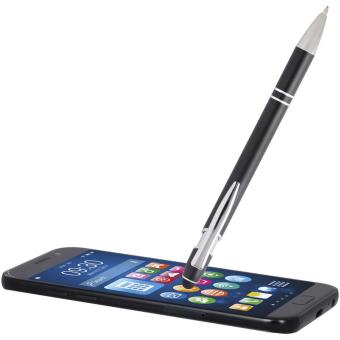 Kish ballpoint pen with silver finish (blue ink) Black