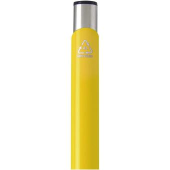 Moneta recycled aluminium ballpoint pen (blue ink) Yellow