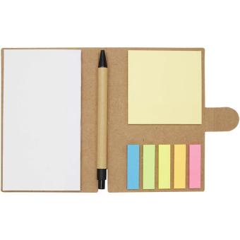 Swift sticky notes booklet with ballpoint pen (black ink) Nature