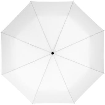 Wali 21" Automatik Kompaktregenschirm Weiß