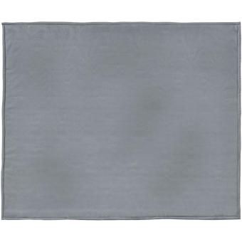 Springwood soft fleece and sherpa plaid blanket Gray