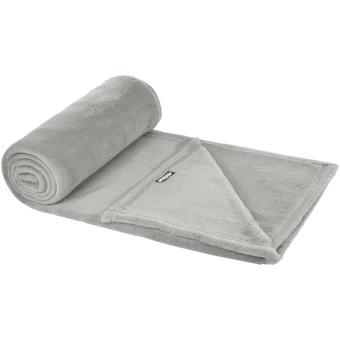 Lily GRS certified RPET coral fleece blanket Convoy grey