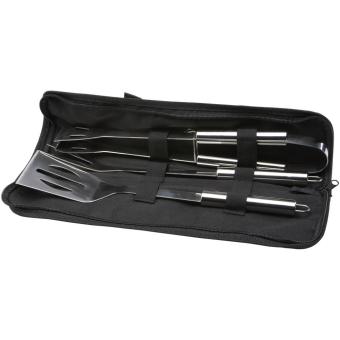 Barcabo BBQ 3-piece set Silver