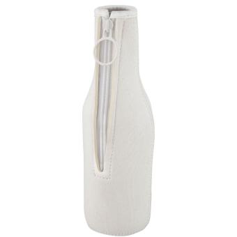 Fris Flaschenmanschette aus recyceltem Neopren Weiß