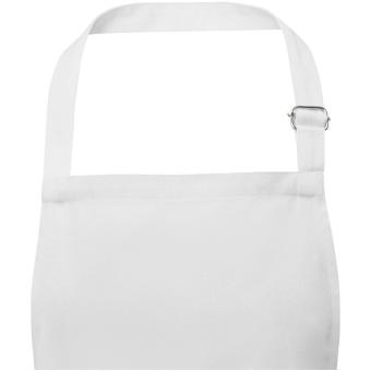 Andrea 240 g/m² apron with adjustable neck strap White