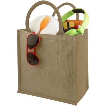 Chennai Jute Tragetasche 16L Natur