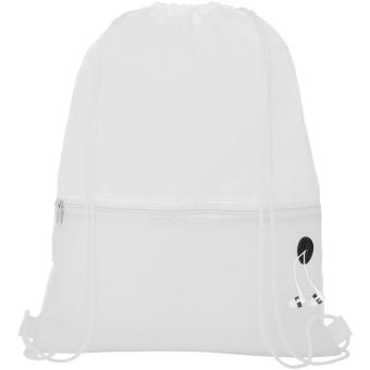 Oriole mesh drawstring bag 5L White