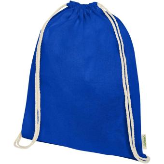 Orissa 100 g/m² organic cotton drawstring bag 5L 