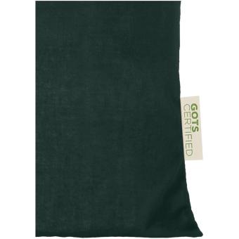 Orissa 100 g/m² GOTS organic cotton tote bag 7L Dark green