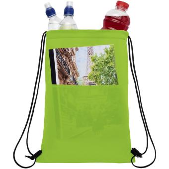 Oriole 12-can drawstring cooler bag 5L Lime