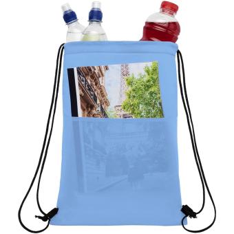 Oriole 12-can drawstring cooler bag 5L Light blue