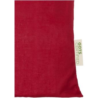 Orissa 140 g/m² GOTS Tragetasche aus Bio-Baumwolle 7L Rot
