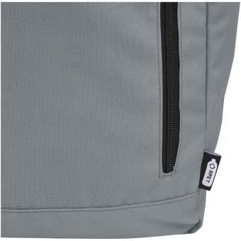 Byron 15.6" GRS RPET roll-top backpack 18L Light grey