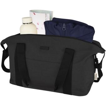 Joey Reisetasche aus GRS recyceltem Canvas 25 L Schwarz