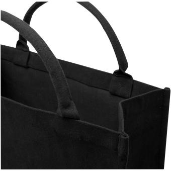 Page 500 g/m² Aware™ recycled book tote bag Black