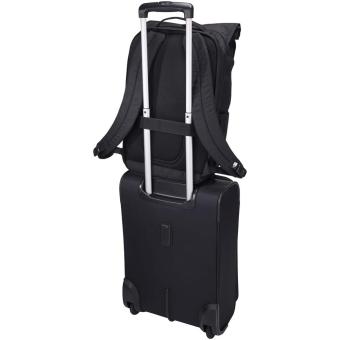 Case Logic Variate 17" erweiterbarer Rolltop Laptop Rucksack aus recyceltem Material Schwarz
