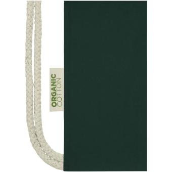Odisha 140 g/m² OCS organic drawstring bag 5L Dark green