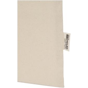 Peru Blend 180 g/m² Tragetasche aus GRS recycelter Baumwolle 7L Natur