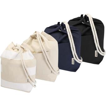 Florida 270 g/m² GRS recycled sailor duffel bag 15L Nature