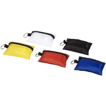 Valdemar 16-teilige Erste-Hilfe-Tasche mit Schlüsselanhänger Royalblau