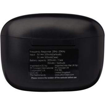 Essos 2.0 True Wireless auto pair earbuds with case Black