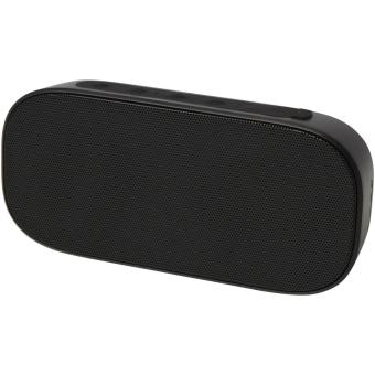 Stark 2.0 5W recycled plastic IPX5 Bluetooth® speaker Black