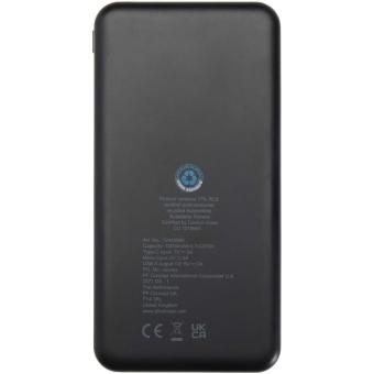 Intan 10 W 10.000 mAh Powerbank aus recyceltem Kunststoff Schwarz