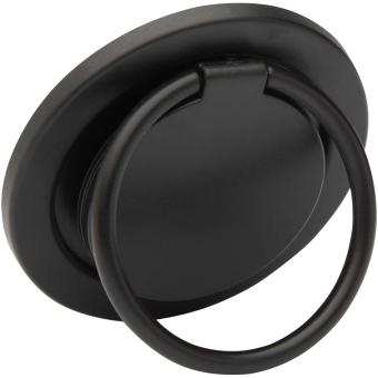Albali recycled plastic magnetic phone holder with ring stand Black