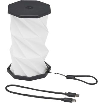 Celestia klappbare & dimmbare Tischlampe aus recyceltem Kunststoff Schwarz