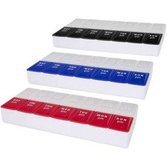 Cycle 7-day AM/PM multi-vitamin organiser Aztec blue