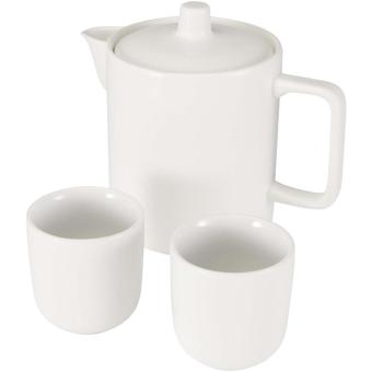 Suki teapot and cups set White