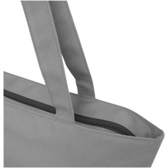 Panama GRS recycled zippered tote bag 20L Convoy grey