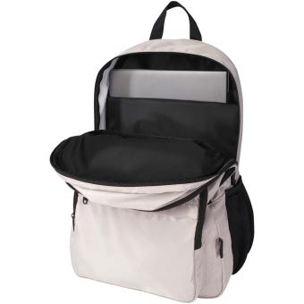 Trend Plus 15" Laptop-Rucksack aus recyceltem GRS-Material 20 L Hafer