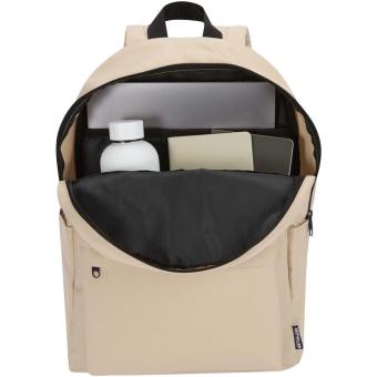 Byron 14" GRS recycled city laptop backpack 16L Oatmeal