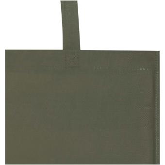EcoSeal GRS recycled nonwoven convention tote bag 6L Forest green