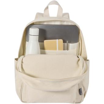 Recanvas 15.6” GRS recycled city backpack 16L Sandstone