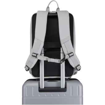 SMART 15" GRS Laptop-Rucksack aus recyceltem Material, 18 l Hellgrau