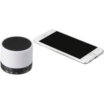 Duck Zylinder Bluetooth® Lautsprecher mit gummierter Oberfläche Weiß