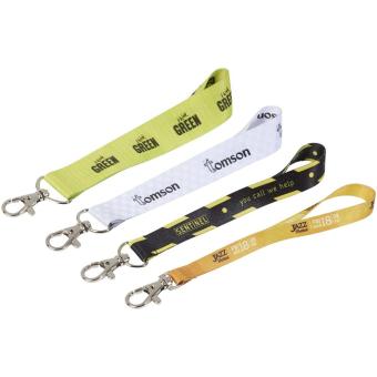 Mini Sublimation Schlüsselband, weiß Weiß | 15mm