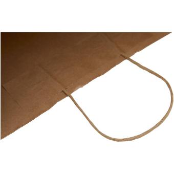 Kraftpapiertasche 80-90 g/m² mit gedrehten Griffen – 34 × 20 × 35 cm Natur