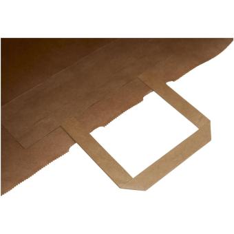Kraft 80-90 g/m2 paper bag with flat handles - 34 x 20 x 35 cm Nature