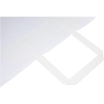 Kraftpapiertasche 90-100 g/m² mit flachen Griffen – XXL Weiß