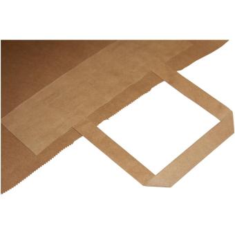 Kraftpapiertasche 90-100 g/m² mit flachen Griffen – 49,5 × 14 × 44 cm Natur
