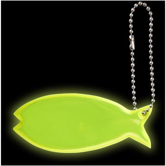 RFX™ H-12 fish reflective PVC hanger Neon yellow